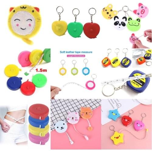 Tape Measure Keychain Pull Ruler Metric Tape Measure Retractable 1/1.5/3m Measuring Tape Meter Inch Tailor Tools
