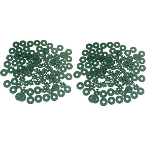 Pack of 50/100 GREENHOUSE CLIPS & WASHER SET FOR GREENHOUSE INSULATION BUBBLE NETTING SHADING WITH CORNER EXTENDERS