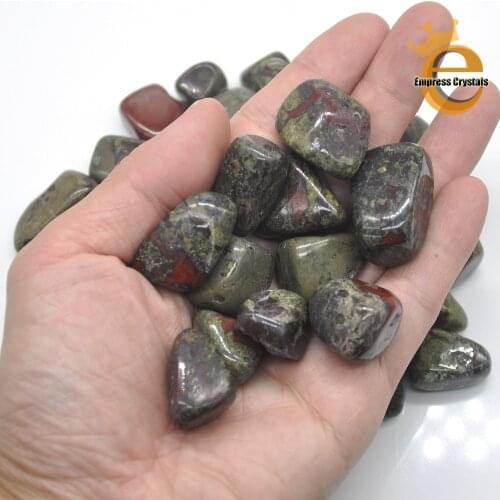 Natural Dragon Blood Jasper Crystal Tumbled Bulk Healing Mineral Specime Gemstones Gem Raw Aquarium Decoration Gift