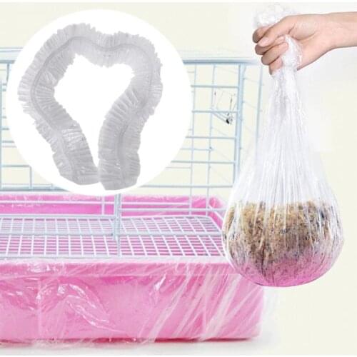 2021 New 10Pcs/Set Rabbit Cage Liners Disposable Large Plastic Mat Films for bunny Rats