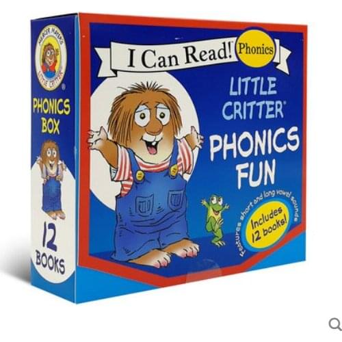 4-8 year 12 book/set I Can Read Phonics Little Critter Phonics Fun Childrens English picture books Nature spelling storybook