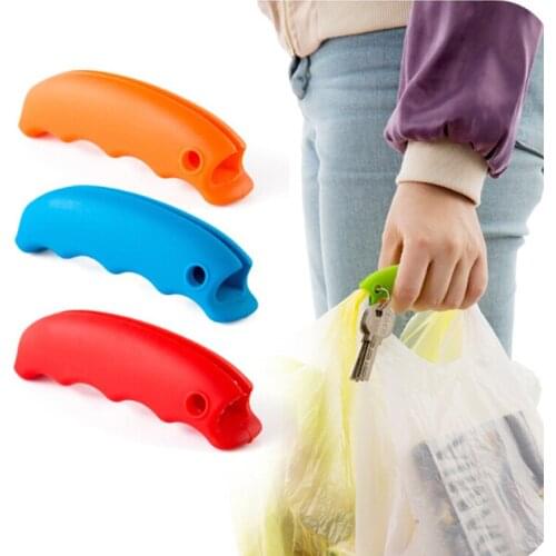 Portable Durable Shopping Bag Helper Tool Hanging Easy Handling silicone grip handle
