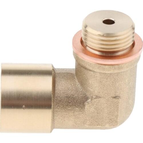 Extension Extender M18 x 1.5 Bung Test Pipe Angled 90 degree Oxygen Sensor