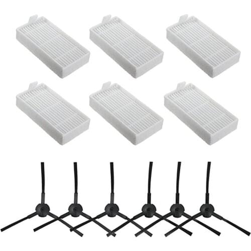 Vacuum Cleaner HEPA Sponge Filters Side Brush for Polaris PVCR 0726w 0826 0926w Robot Vacuum Cleaner Parts Accessories