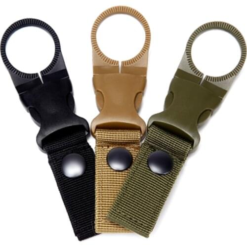 1pack(3pcs) Outdoor Backpack Hook Military Tactical Nylon Safety Tool Hiking Hunting Climbing Survival Strap Hook Accessory