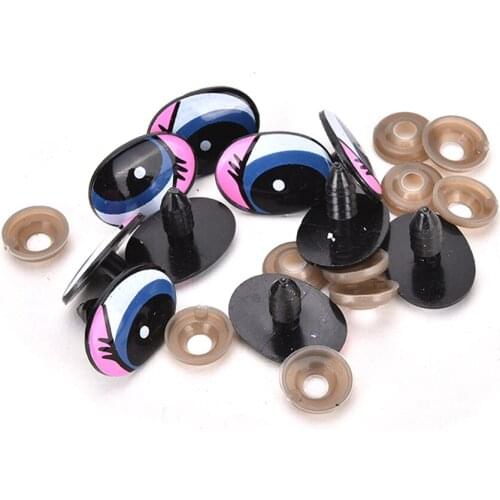 10PCS/Set Plastic Safety Dolls Eyes Big Large Doll Eyeball For Toys Dolls Googly Eyes Used For Doll Accessories