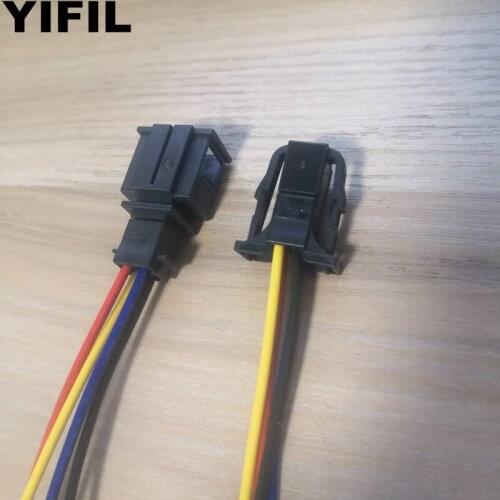 2/4/10sets/lot 4 Pin/Way Taillight Plug Tail Lamp Connector STECKER Wire Cable Pigtail For AUDI VW SKODA 3B0972722 3B0972732
