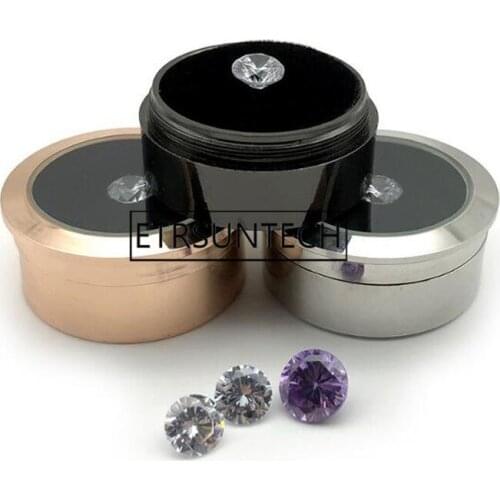 50pcs Metal Jewelry Display Box Gem Diamond Storage Box with Double Side Usage Sponge Bead/Stud Earring Display Box