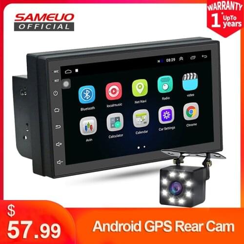 Sameuo Multimedia player carplay car radio 2 din android autoradio GPS auto Stereo car navigator Audio for bmw f30 Nissan ford