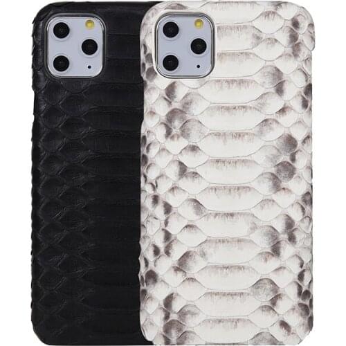 Natural Python Boa Snake Skin Cover Real Genuine Leather Back Cover Phone Case For iPhone 5 5S SE 6 6S 7 8 Plus X XR XS Max