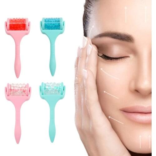 Ice Roller Face Body Massage Wheel To Prevent Wrinkles Anti Aging Removal Wrinkle Puffiness for Face and Eye