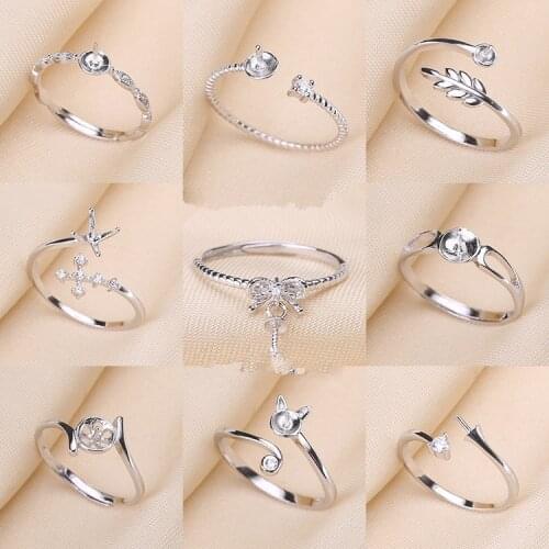 HOT CHEAP MIX STYLES Fashion Ring Set Accessories Findings Jewelry Parts Fittings Mountings for Pearls Beads Stones, 20pcs/lot