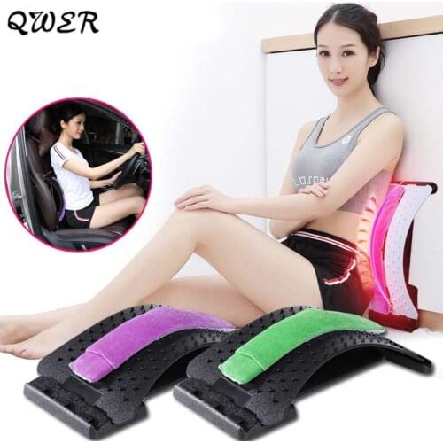 USB Heating Arched Back Stretcher Massager Fitness Lumbar Waist Supports Stretch Massage Mat Spine Correction Muscle Pain Relief