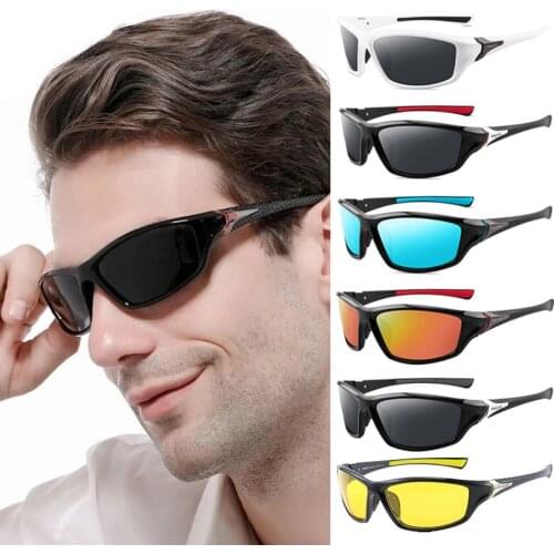 Men Polarized Sunglasses Sports Cycling Sun Glasses Road Bike Mountain Bicycle Driving Fishing Hiking Protection Goggles Eyewear