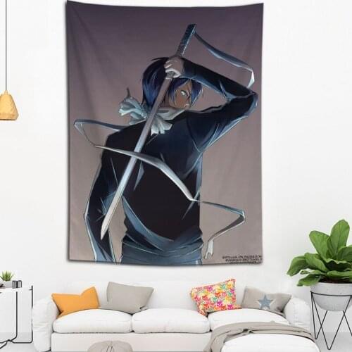 Hot Sale Custom Anime Noragami Printed Tapestry Background Decorative Tapestry Various Sizes Wall Hanging Decor