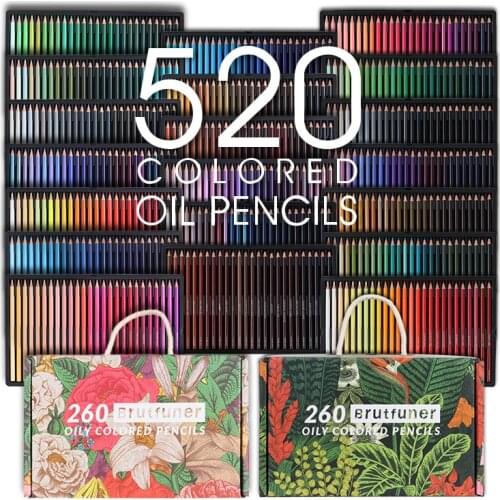 New Crayola 260/520Color Pencil Set Art Supplies, Artist Painting, Oily Hand-painted Color Lead Color Pencil Gift Box Packaging