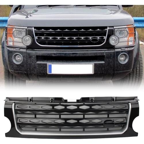 Car Front Grille Auto Kidney Hood Grille For Land Rover Discovery LR3 2005 2006 2007 2008 2009 ABS Plastic