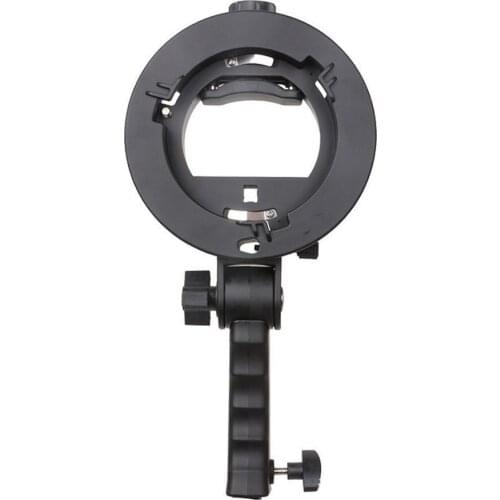 Handheld Grip S-Type Bracket Bowens S Mount Houder voor Speedlite Flash Snoot Softbox Beauty Dish Portable