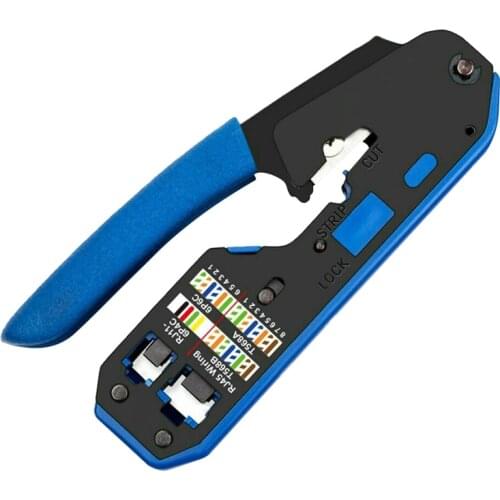 RJ45 Tool Network Crimper Rj45 Crimping Tool Stripper Cutter for Rj45 Cat6 Cat5E Cat5 Rj11 Rj12 Connector