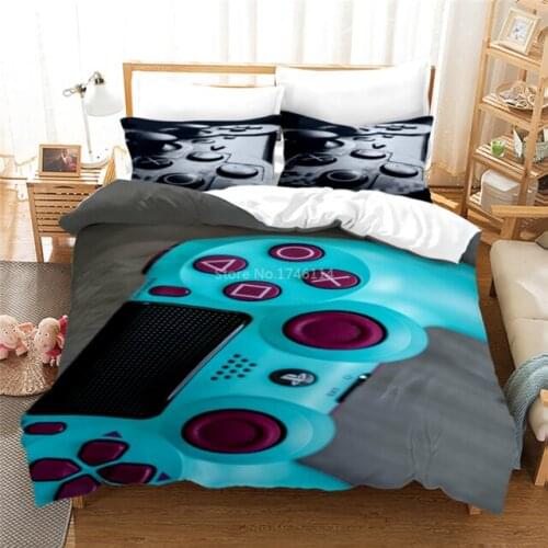 Modern Twin Full Queen King Size Bedding Set 3D Gamepad Game Handle Printed Comforter Cover / Duvet Cover Set housse de couette