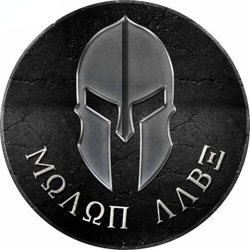 MOLON LABE Spartan Helmet Car Stickers Bumper Personality Decal Cover Scratches Waterproof Anti-UV Window Windshield Accessories
