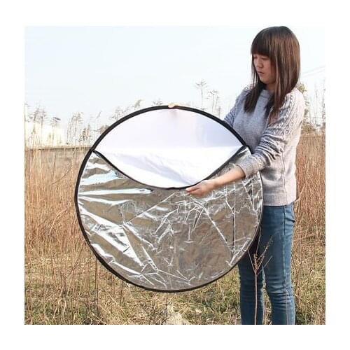 Camera 80cm 5 in 1 Photo Light Reflectors Collapsible Reflector + Carrying Bag Round Photography/Photo Reflector for Studio