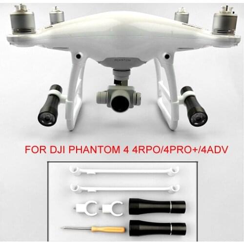 BRDRC Night Flight LED Lamp Lighst 360 Degree Rotation Shooting Light For DJI Phantom 4 Pro/Adv Obsidian Drone