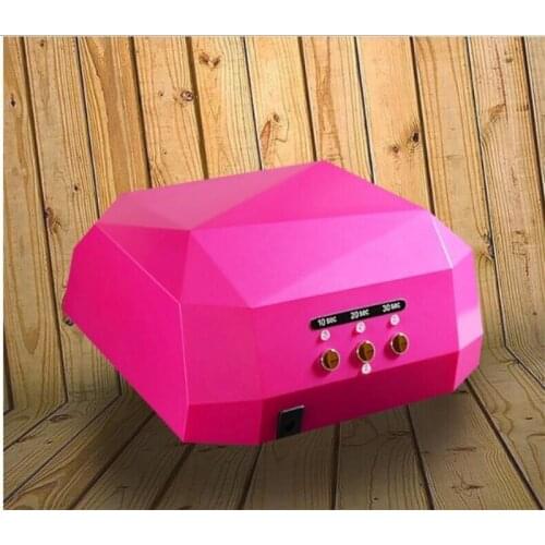 36W UV Led Lamp Nail Dryer 6 Color Diamond Shaped LED UV Lamp Nail Lamp Curing for UV LED Gel Nail Art Tools 10pcs