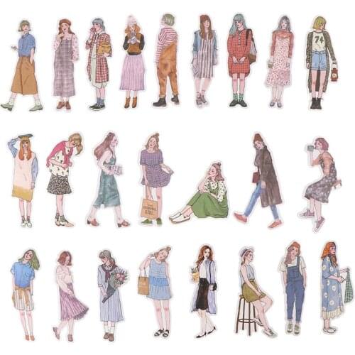 60pcs/pack Japan Scrapbooking Original Deco Sticker Kids Creative Bullet Album Journal Stickers Easy to Tear