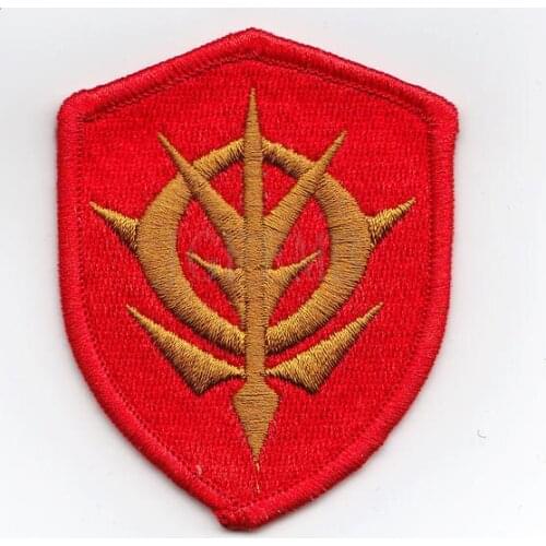100%Embroidery Gundam AiguilleDelaz Fleet Military Tactical Morale Embroidery patch Badges B2452