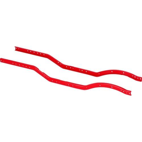 2PCS Black Metal Girder Side Frame 415mm for 1:10 RC Crawler Car SCX10 II 90046 90047