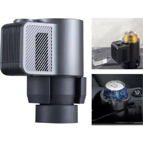 2 In 1 Multifunction Car Heating Cup Water Bottle 12V Heater Electric Refrigeration Cooler