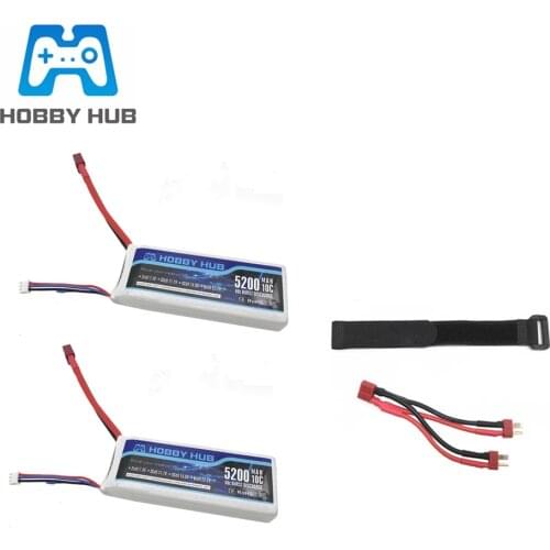 2s 7.4V 5200mAh 10C Max 60C RC lipo battery for Wltoys 12428 12423 RC Car Spare Parts 7.4v battery and charger set