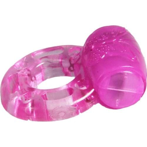 5pcs Finger Ring Vibrator Elastic Silicone Penis Vibrating Clitors Massager Cockring Toy Sex Toys,Adult Products for men