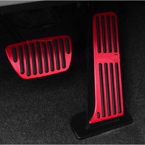 For Toyota RAV4 RAV-4 2019 2020 Aluminum Car Accelerator Pedal Brake Pedal 3pcs Footrest Pedal Plate Cover