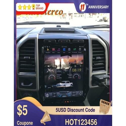 For Ford F150 2015-2019 13" Tesla Style Screen Car GPS Navigatio Auto Multimedia Player Radio Tape Recorder Headunit Carplay HD
