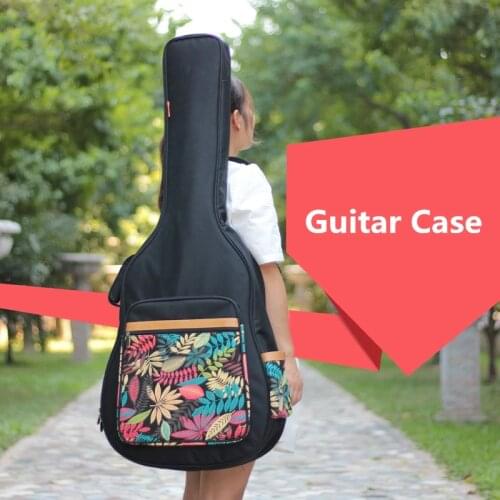 Guitar Case Bag 10 mm Acoustic 40 41 Inch Classical Folk Flattop Balladry Guitarra Waterproof Backpack Accessories Carry Gig