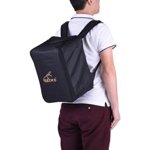GECKO M03 Cajon Box Drum Bag Backpack Case 600D 5MM Cotton Padding with Carry Handle Shoulder Straps Drum Accessories