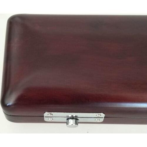 Beautiful 17 Holes Wooden Flute Case Strong Excellent