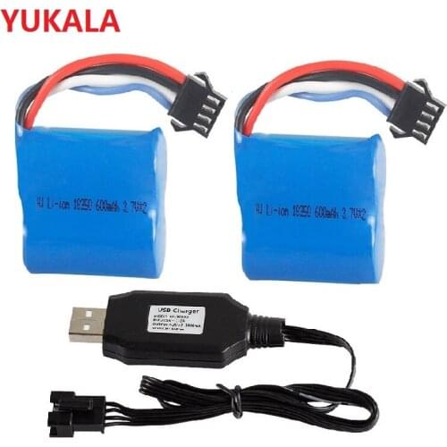 DI001 UDI002 UDI902 961 962 2.4G RC racing boat 7.4V 600Mah/1500MAH Li-ion battery 4P plus/USB charger