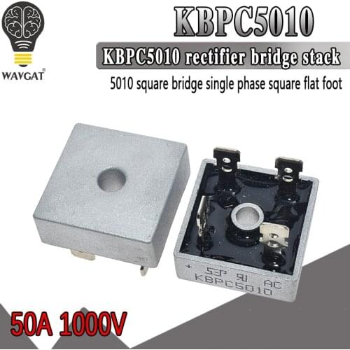 1PCS KBPC5010 diode bridge rectifier diode 50A 1000V KBPC 5010 power rectifier diode electronica componentes