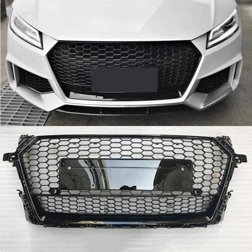 FOR AUDI TT TTS Mk3 FV/8S 2015 2016 2017 2018 HONEYCOMB SPORT MESH TTRS STYLE HEX GRILLE GRILL BLACK Silver