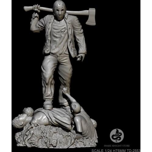 H75mm 1/24 Resin model kits figure DIY toy self-assembled TD-2553