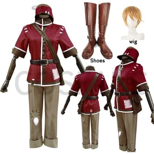 Game Identity V Cosplay Costumes Postman Victor Grantz Cosplay Costume Survivor Original Skin Uniform Suits Clothe Wig and shoes