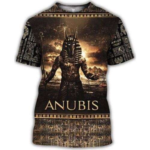 CLOOCL Men T-shirts Ancient Egypt Gods Goddesses Pharaoh 3D Printed Short Sleeve Tees Harajuku Unisex Plus Size Pullover Tops