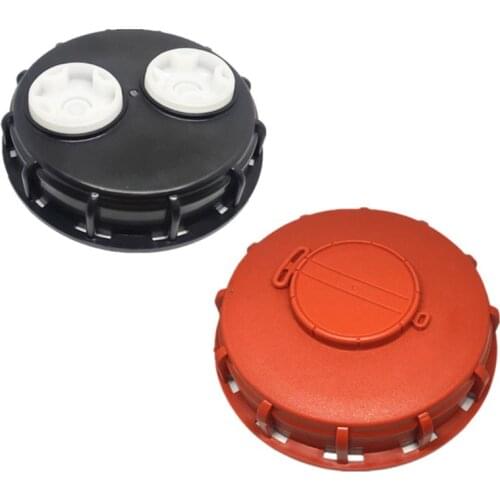 Plastic IBC Tank Cap Cover Lid Bung Adapter with Vent Plug Ball Valve Leakproof