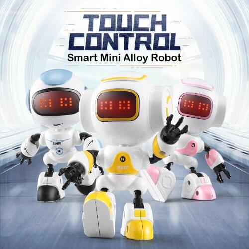 R8/R9 Robot Touch Control LED Eyes Robo Smart Intelligent Voice DIY Body Gesture Model Educational toys Robots For Children toys