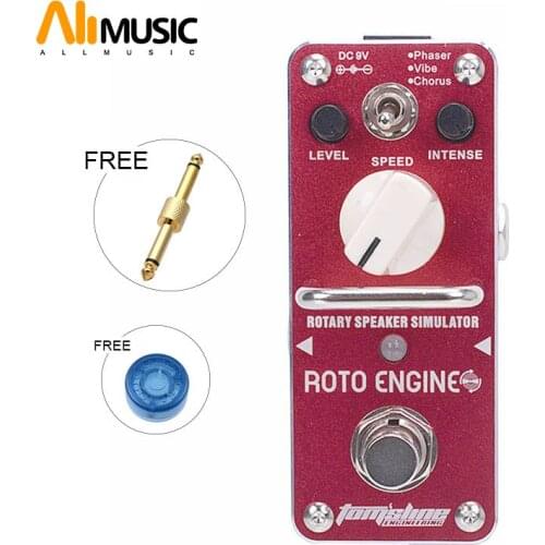New AROMA ARE-3 ROTO ENGINE Rotary Speaker Simulator Mini Digital Effect True Bypass+Free Connector