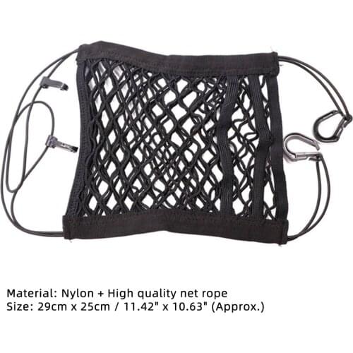 Car Trunk Storage Bag Nylon Mesh Nets Auto Back Rear Trunk Organizer Elastic String Luggage Net Holder Pocket Vehicle Supplies