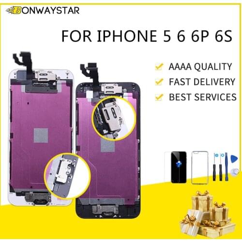 AAA+++ For iPhone 5 6 6Plus 6S Plus LCD Full Assembly Complete 100% With 3D Force Touch Screen Replacement Display No Dead Pixel
